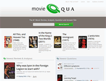 Tablet Screenshot of moviequa.com